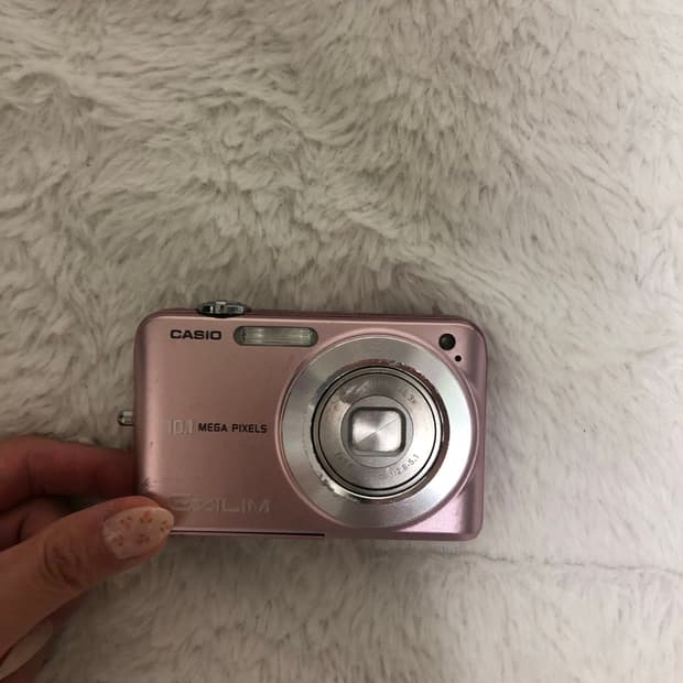 카시오 엑슬림 ex-z1080 홍은채 디카 핑크디카