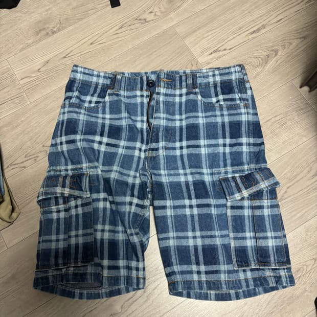 [m] 베이프 6포켓 데님 반바지 24ss