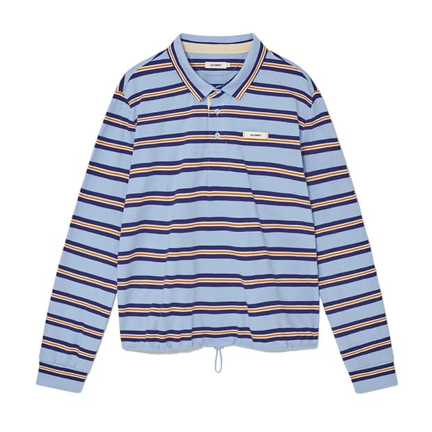 [M] 글로니 테리 PK 롱슬리브 블루