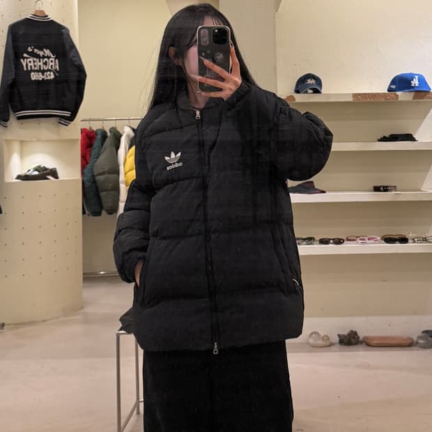 아디다스 트레포일 덕다운 투웨이 패딩 U916