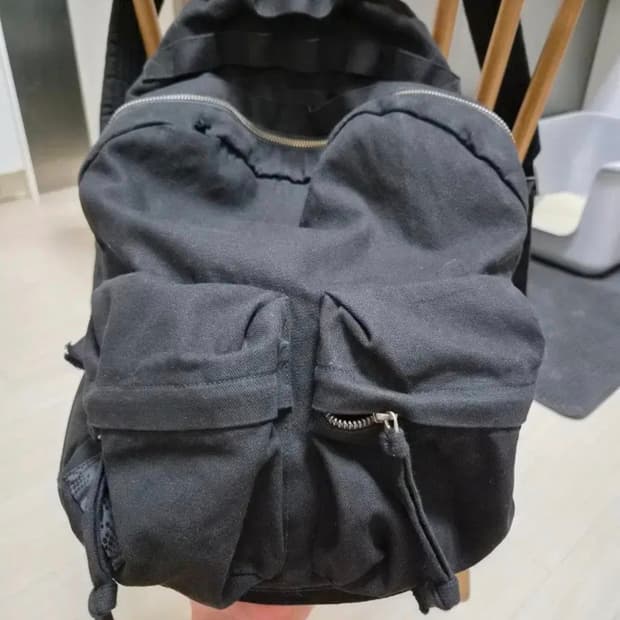 폴리테루 유즈드 백팩 2pk black