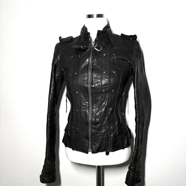 AW2008 올세인츠 스터드 레더자켓