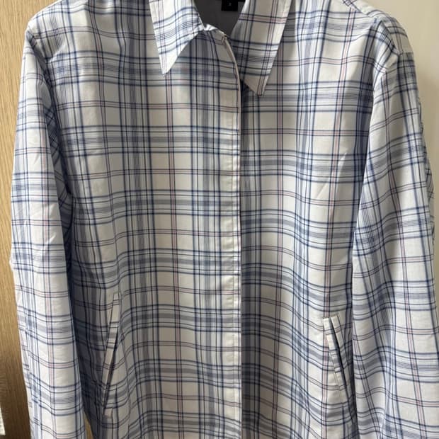 [2] 999휴머니티 체크 셔츠 자켓 셔켓 샘플 상품