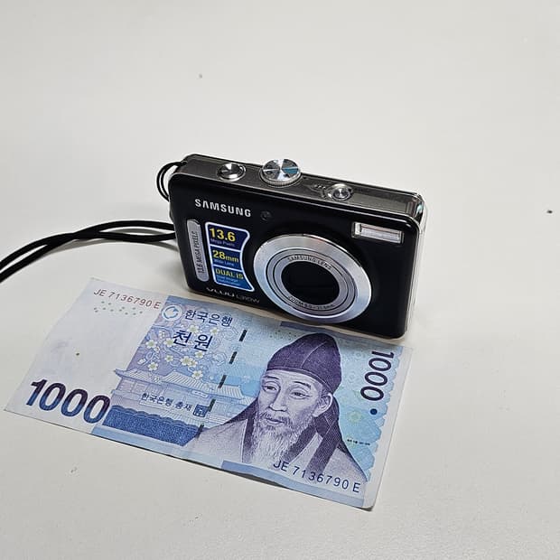 작례O 플래그십 삼성 블루 L310W 디지털카메라 빈티지 디카