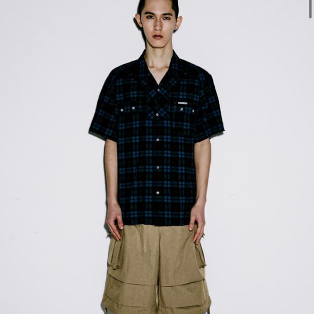 WESTERN SHORT SLEEVE SHIRT BLUE