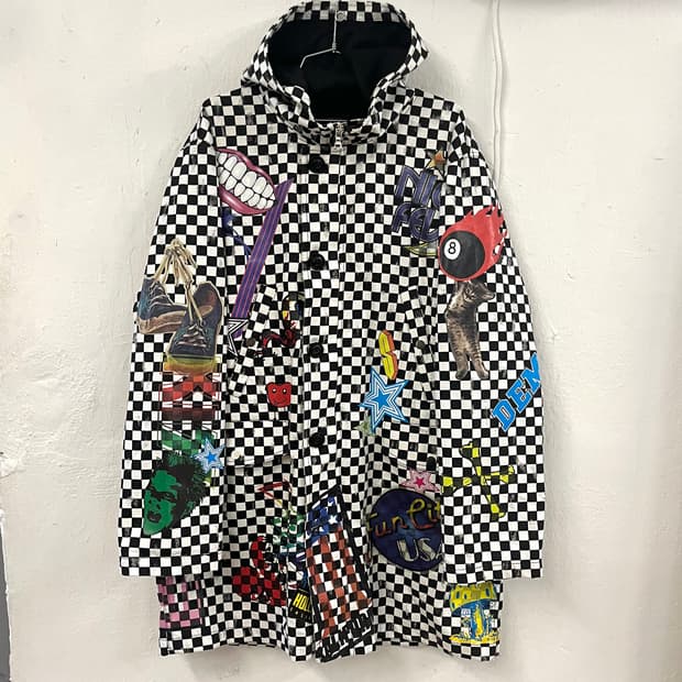 아미리 컬렉션 체크보드 코트