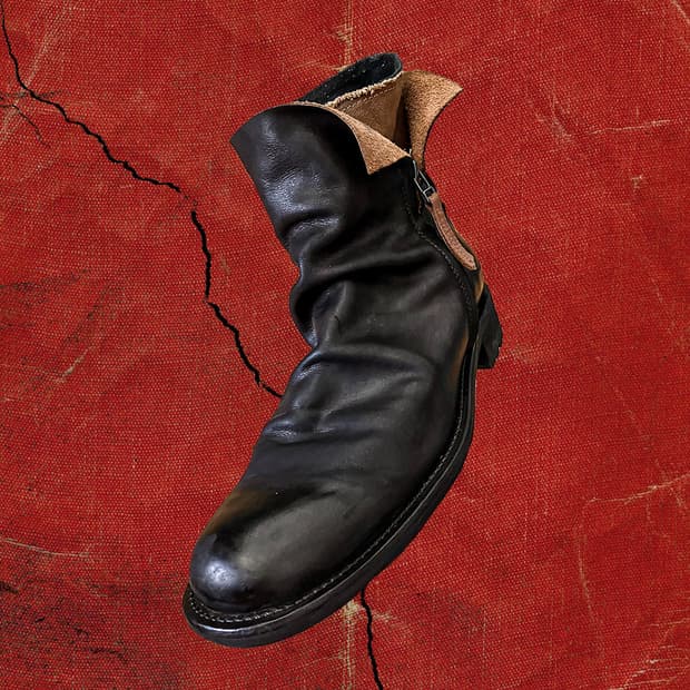 Red cover 00s 레드커버 드레이프 코튼 레이어드 부츠 42