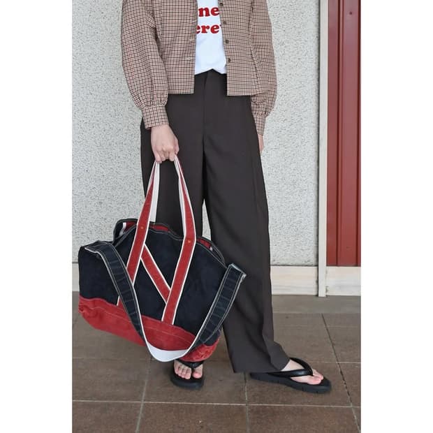 26ss "L.LESH" Shoulder Tote Bag