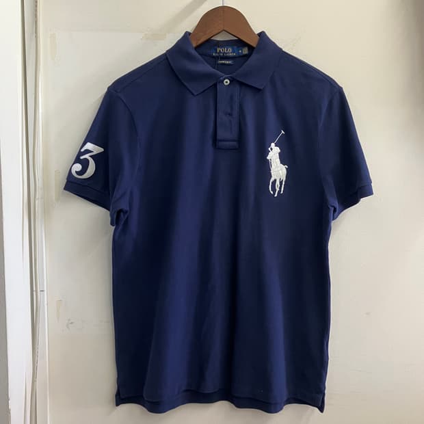 N271 폴로 빅포니 카라 반팔티 pk 네이비