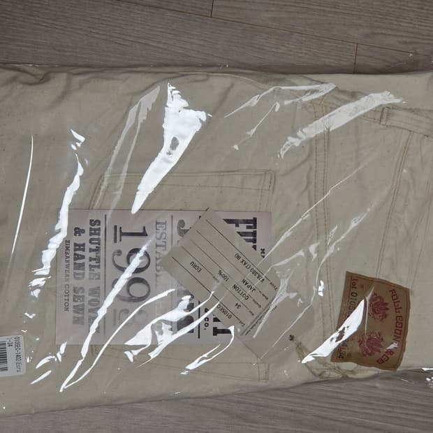 [새제품] 풀카운트 0105EC (Selvedge Ecru) 34사이즈