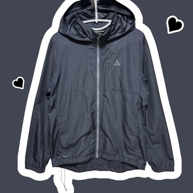 나이키 ACG 블랙 후드 바람막이