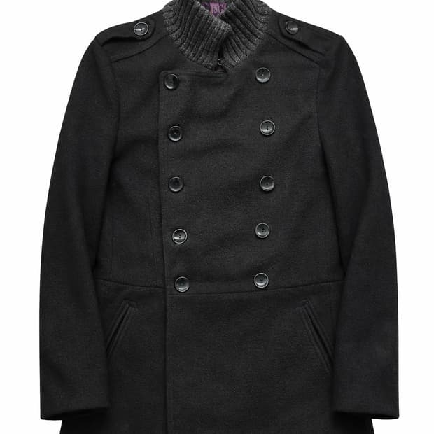 돌체앤가바나 00‘s 밀리터리 하이넥 피코트