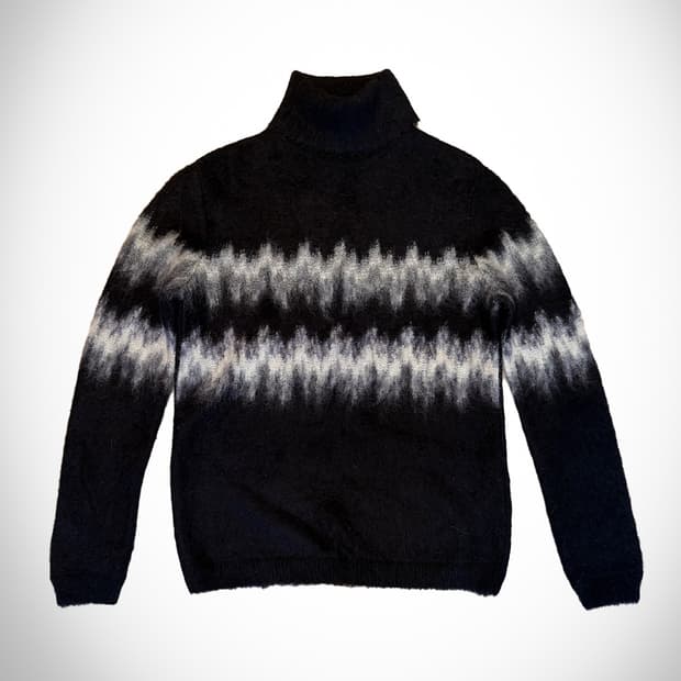 생로랑 모헤어 니트