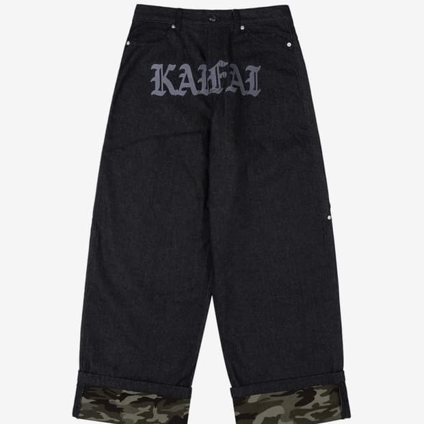 (4/5까지!)카이파이 카모롤업 데님바지 M 새상품