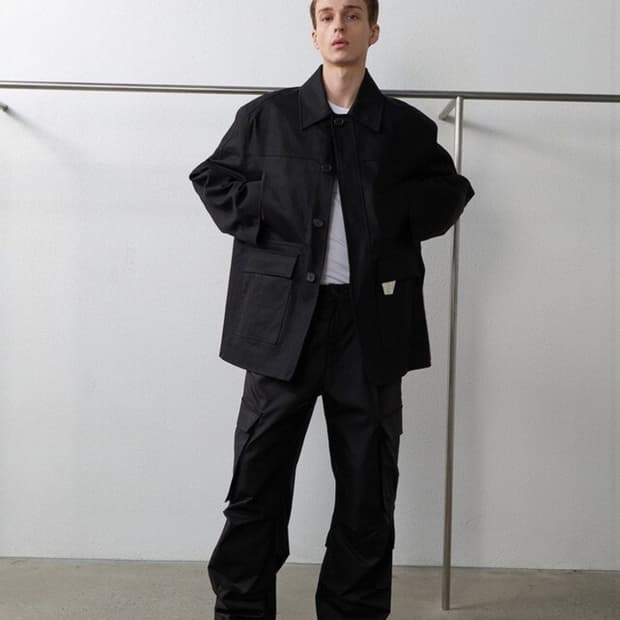 Yiyae 오버핏 하프코트 M