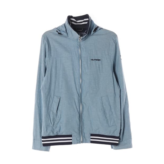 타미힐피거 린넨 코튼 후드 자켓 S