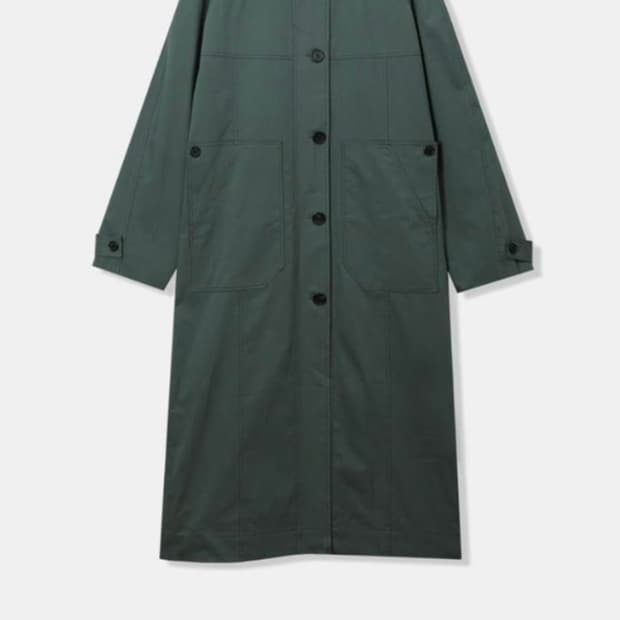 에토스 슬릿 롱 트렌치(브라운)