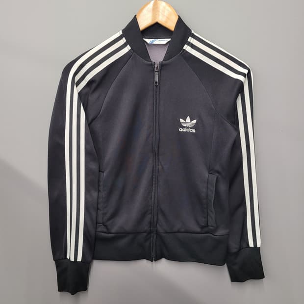 아디다스 슈퍼걸 화이트라인 블랙 트랙탑 