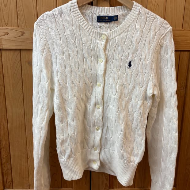 폴로 랄프로렌 케이블 니트 가디건
