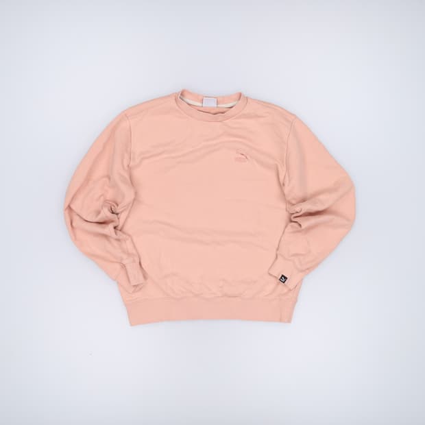 S 푸마 핑크 맨투맨 0414H1