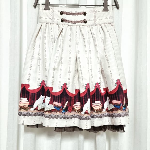 엑시즈팜 뒷코르셋밴딩 벨벳감 플레어 스커트 치마 (M) 미시착 새상품