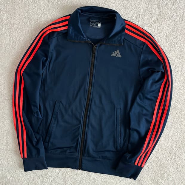 아디다스 네이비 스몰로고 져지