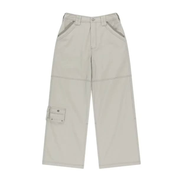 코이세이오 스냅 워크 팬츠 라이트 베이지