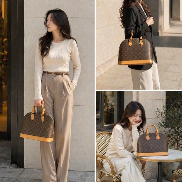 정품/빈티지 루이비통 알마pm 모노그램