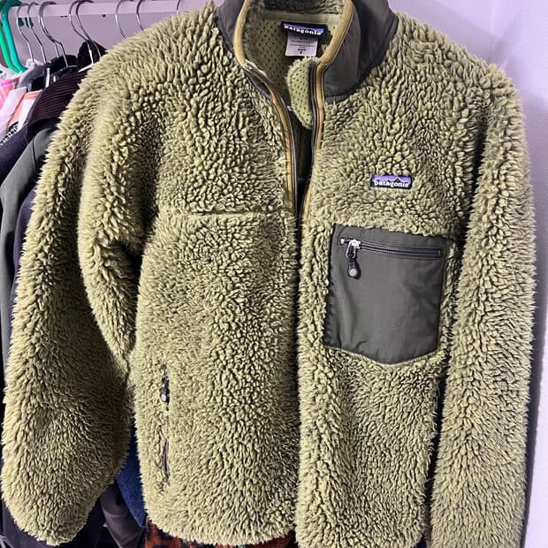 파타고니아 딥파일 그린 s 