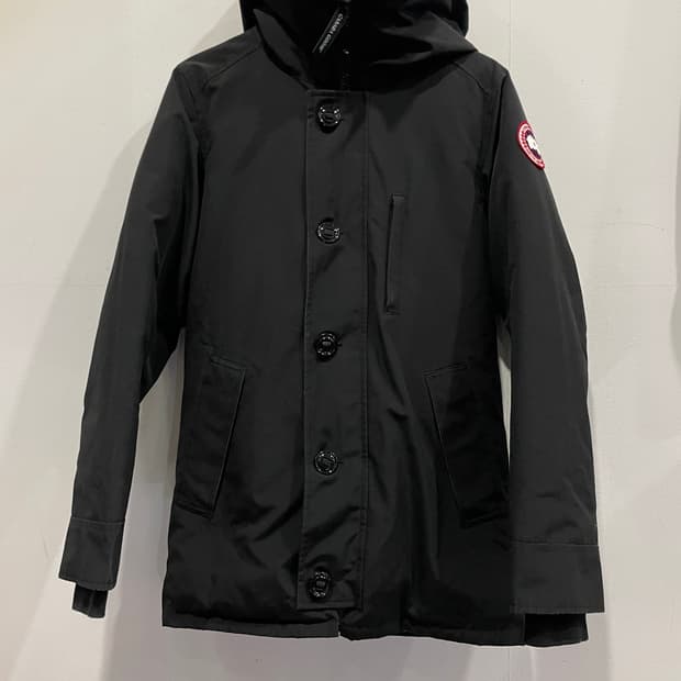 캐나다구스 사토 파카 논퍼 블랙 패딩 XS 정품