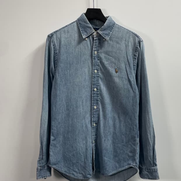폴로 포니 샴브레이 데님 셔츠 (on.443)  