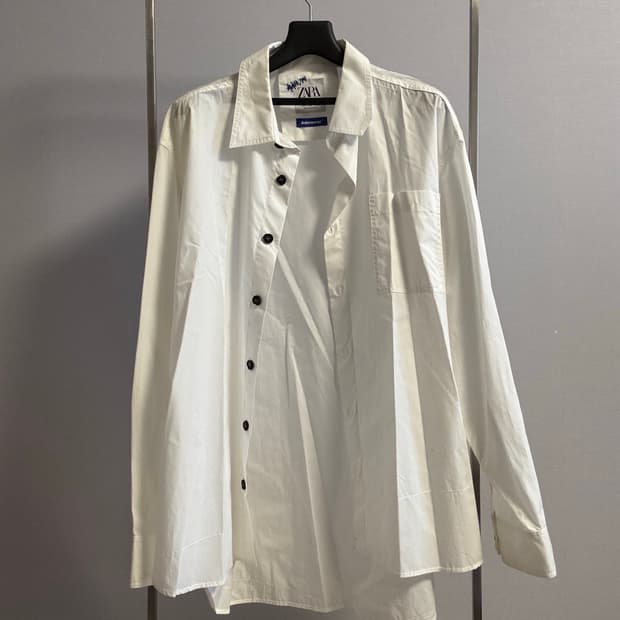 자라 아더에러 셔츠 L (화이트)