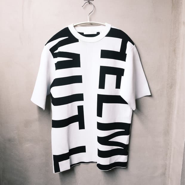 Helmut lang 니트 반팔 xs