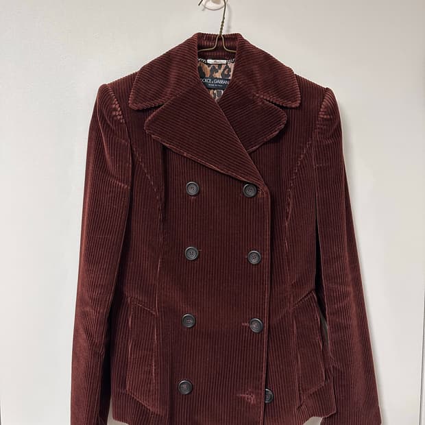 돌체앤 가바나 코듀로이 자켓 55사이즈