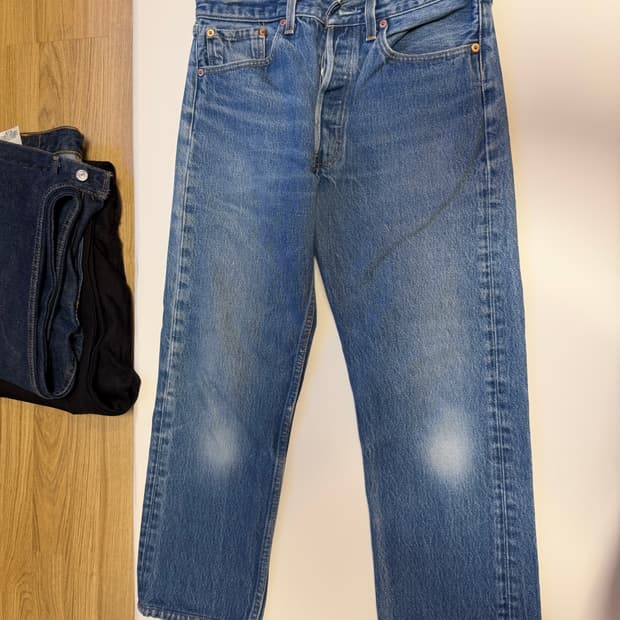 리바이스 빈티지 501 데님 청바지 30