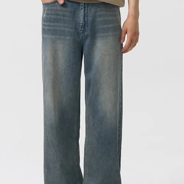 토피 섬머데님 와이드팬츠 빈티지블루 m 29-30