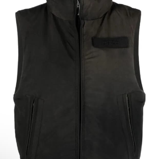 032C 로고 베스트 AURORA 블랙 L