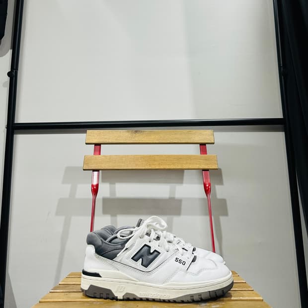 260) 뉴발란스 운동화 남성 남자 신발 550 레더 화이트