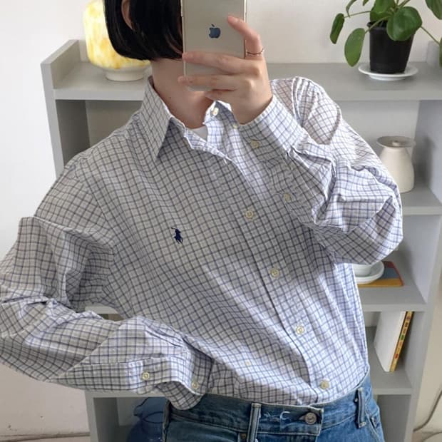폴로 랄프로렌 체크 셔츠 (Man M)