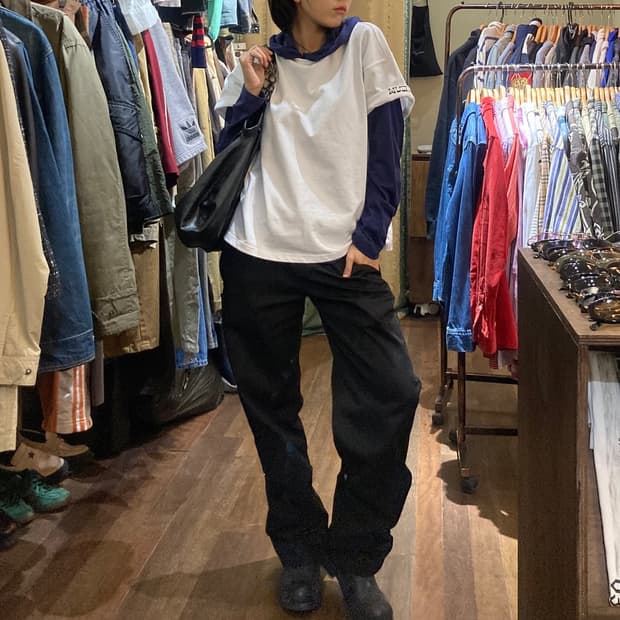 폴로 슬림 네이비 후드