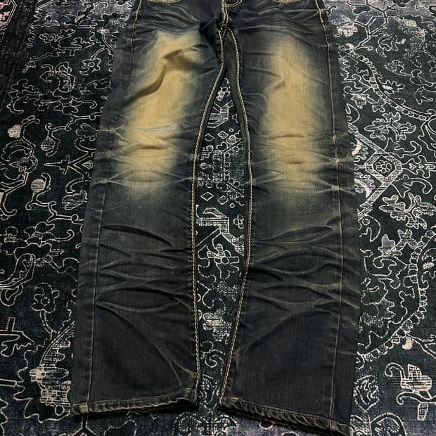 Japanese curve washed denim