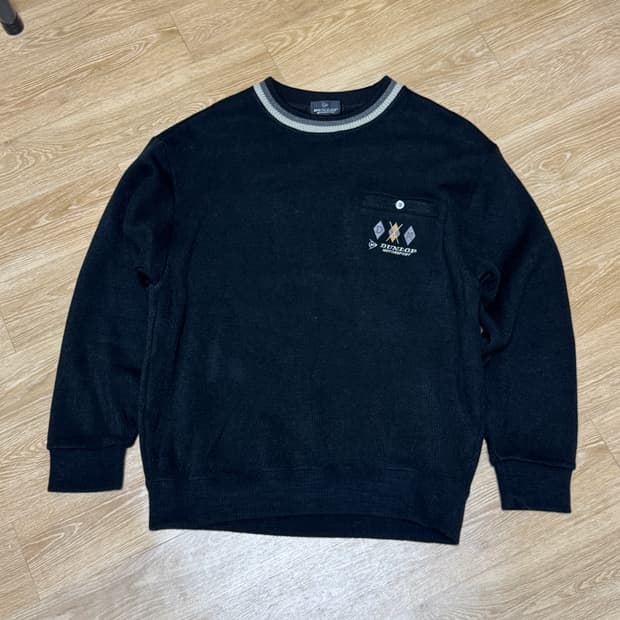 DUNLOP 던롭 모터스포츠 크루넥 니트