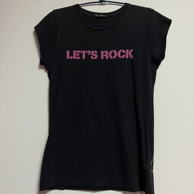 히스테릭글래머 let’s rock 티셔츠