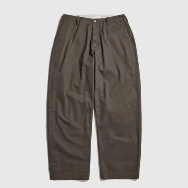 에스피오나지 Wide Officer Pants Taupe M