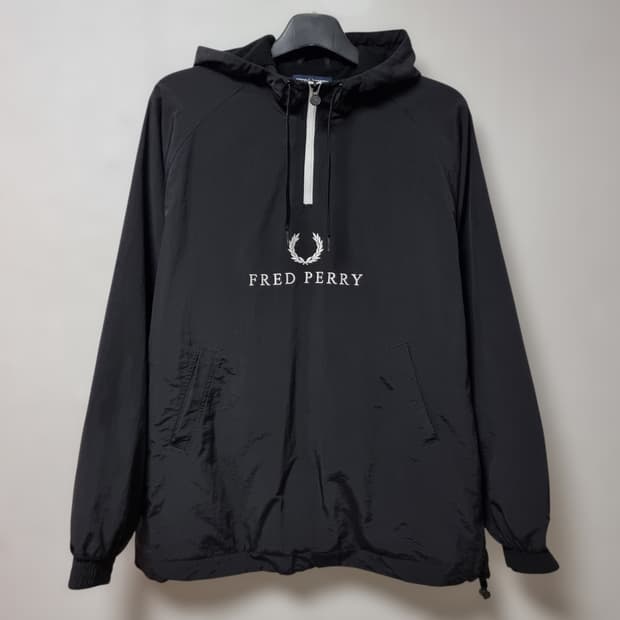 프레드페리 하프집업 기모 아노락 90