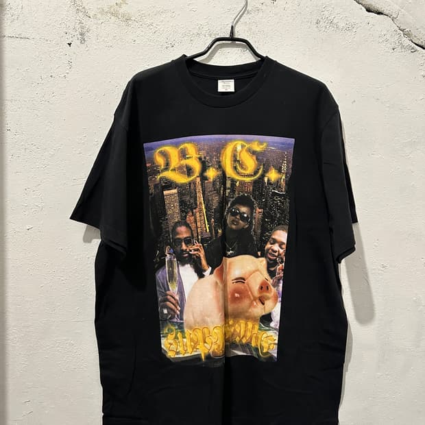 슈프림 x 베르나데트 코퍼레이션 머니 티셔츠 블랙 - 23SS