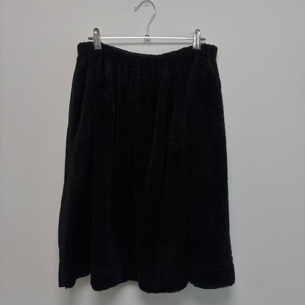 꼼데가르송 플리스 스커트