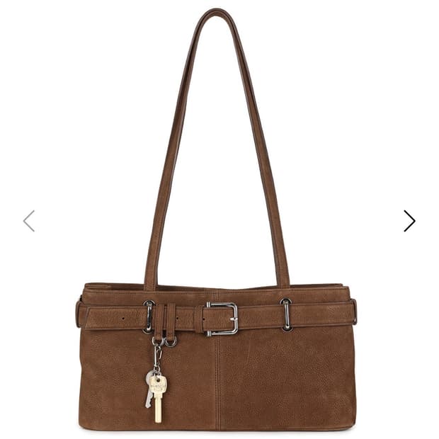 오소이) Shoulder Brocle Nubuck Brown