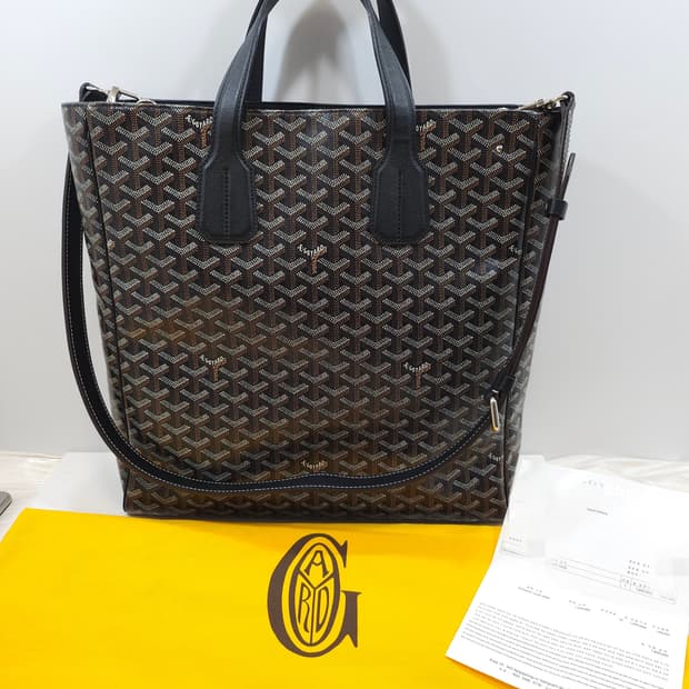 고야드 볼테르 토트백 블랙