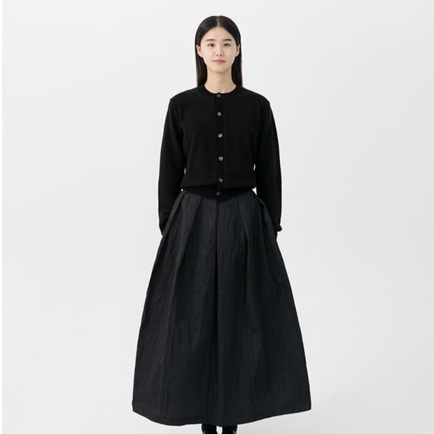 유노이아 라운드 니트 가디건